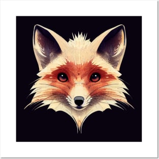 A pretty fox face Posters and Art